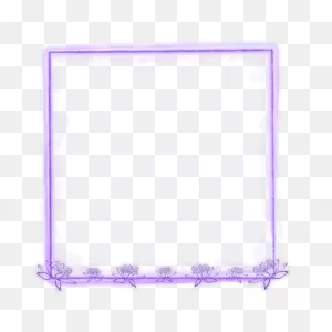 Soft Lotus Flower Watercolor Border Frame Floral Purple, Graphic ClipartFlare.com 