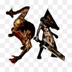 Valtiel & Pyramid Head - Silent Hill Pyramid Head Transparent Png ClipartFlare.com 