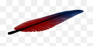 Fedder Quill Red - Free Vector Graphic On ClipartFlare