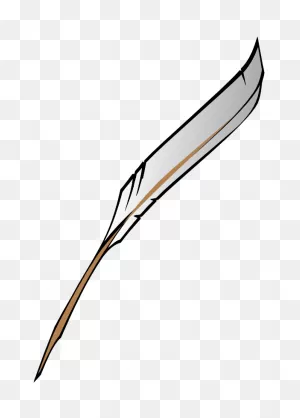 Writing Quill Clip Art Drawing Free Image Download