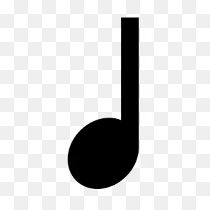 Dotted Quarter Note Clipart - Clipart Suggest
