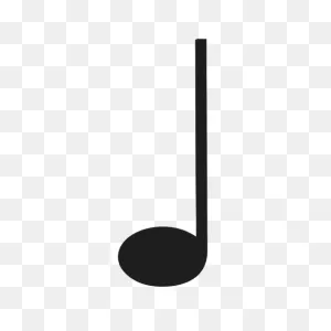 File:dotted Quarter Note With Upwards Stem.PNG-WebP - Wikimedia Commons