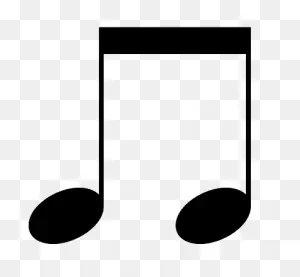 Happy Eighth Note Clipart - Flagged Quarter Note - (593X1005) Png ClipartFlare.com 
