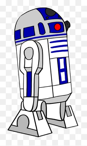 How To Draw R2-D2 From Star Wars - Draw R2D2 Step By Step Clipart ClipartFlare.com 