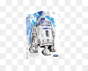Star Wars: Original Trilogy - R2D2 Watercolor