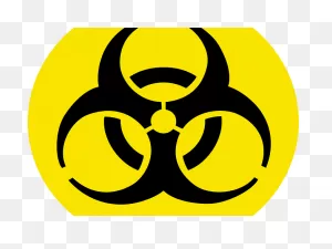 Radioactive Clipart Hazardous Material - Hazard Sign - Png ClipartFlare.com 