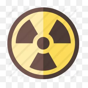 Radiation Symbol Clipart - Yellow, Circle, Font, Transparent Clip Art