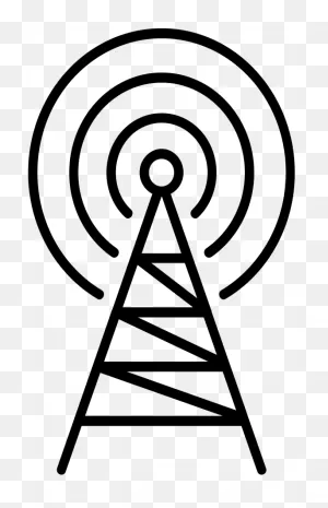 Radio Tower Draw Png Clipart - Full Size Clipart (#5560122 ClipartFlare.com 
