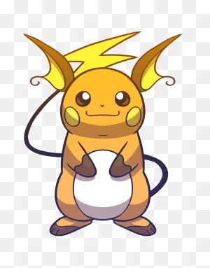 Pokemon Raichu Transparent - ClipartFlare