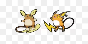 Pokemon Raichu And Alolan Raich Cursor – Custom Cursor