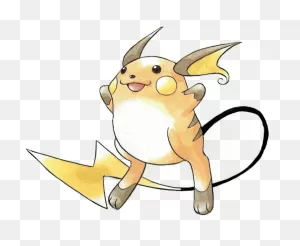 Raichu From The Official Artwork Set For #pokemon Clipart - Full ClipartFlare.com 