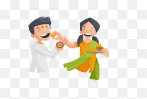 Best Premium Sister Celebrating Raksha Bandhan With Brother ClipartFlare.com 