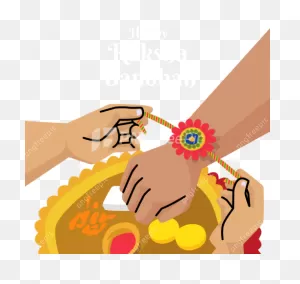 Silver Raksha Bandhan Clipart Raksha Bandhan Png - Rakhi Purnima