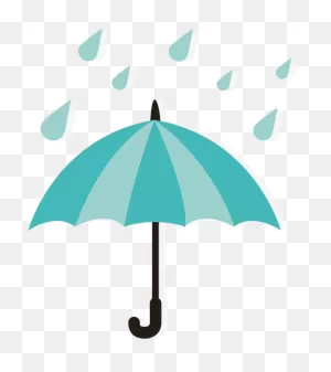 Drawing Raindrops Object - Umbrella Cartoon With Rain Clipart ClipartFlare.com 