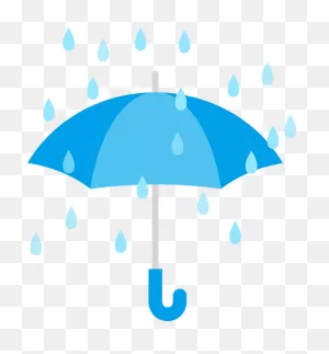 Open Blue Umbrella In The Rain Clipart. Free Download Transparent ClipartFlare.com 