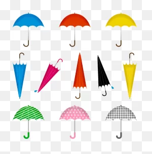 Umbrella Rain Colorful - Free Image On ClipartFlare
