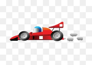Cartoon Racing Car Side View Png Transparent - ClipartFlare