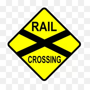 Rail Road Crossing Clipart - ClipartFlare