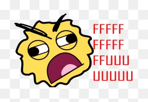 Rage Face Facial Expression Nose Clipart - Rage Clipart Moods Clip Art