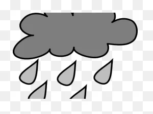 Download Hd Rain Clipart Rain Cloud - Cartoon Cloud With Rain ClipartFlare.com 