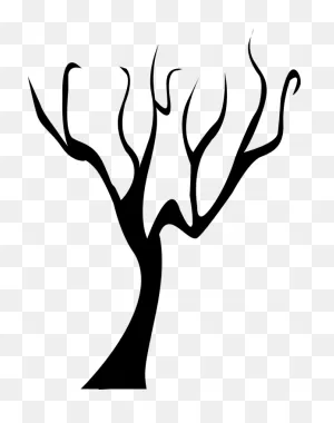 Tree Outline 17, Buy Clip Art - Ramas De Arboles Negro - Png ClipartFlare.com 