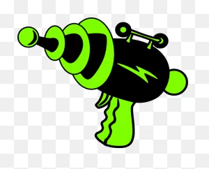Ray Gun Green And Black No Shadow Clip Art At ClipartFlare ClipartFlare.com - Vector ClipartFlare.com 