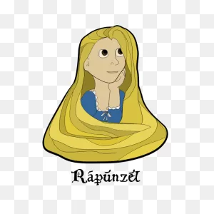 Rapunzel Girl Vector Image | Free PNG-WebP