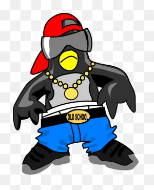Penguin,rapper,sagging,gold,jewelry - Free Image From Needpix ClipartFlare.com