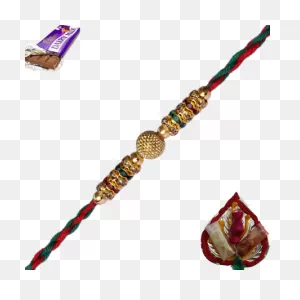 Golden Rakhi With Colourfull Diamond, ClipartFlare ClipartFlare.com - Your Online ClipartFlare.com 
