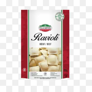 Beef-Stuffed Ravioli - Pâtes Fraîches En Épicerie Par Villa Ravioli