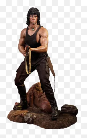Rambo Iii - John Rambo 1/4 Scale Statue