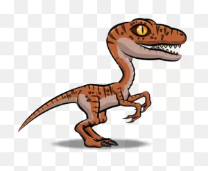 Velociraptor Clipart Raptor - Raptor Dinosaurs Cartoon - Png ClipartFlare.com 