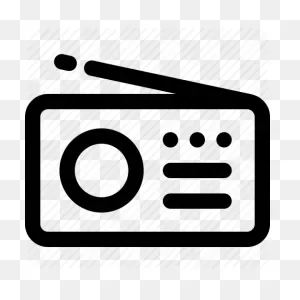 Radio Icon Clipart - Radio, Text, Font, Transparent Clip Art