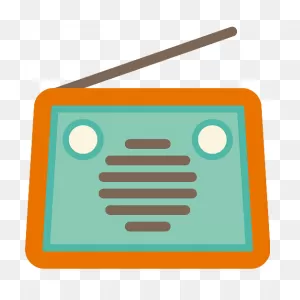Retro Radio Icon Transparent Png - Stickpng