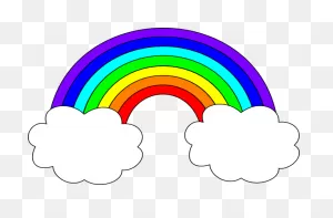 Rainbow With Clouds Clip Art | Rainbow With Clouds Clip Art ClipartFlare.com 
