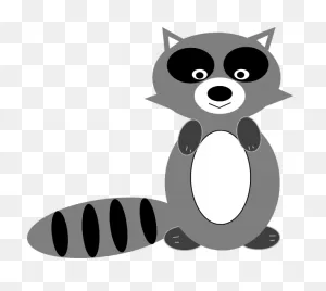 Free Raccoon Clipart Image - 12950, Raccoon Revised Clip Art ClipartFlare.com 