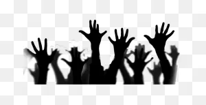 Finger Hand Clip Art - Hands Raised Png Download - 1038*536 - Free ClipartFlare.com 
