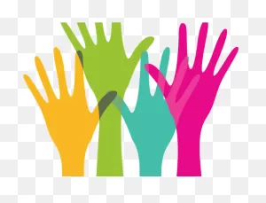 Raised Hands Illustr - Kids Hands Png Clipart - Full Size Clipart ClipartFlare.com 