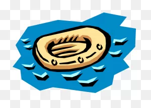 Inflatable Liferaft Image Illustration Of Flotation - Life Raft ClipartFlare.com 