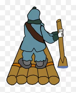 I Have Finish With A Character And Map For Raft Game - Raft ClipartFlare.com 