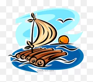Raft Royalty Free Vector Clip Art Illustration -Vc065359-Coolclips ClipartFlare.com