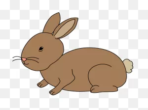Brown Bunny Rabbit Clip Art - Brown Bunny Rabbit Image