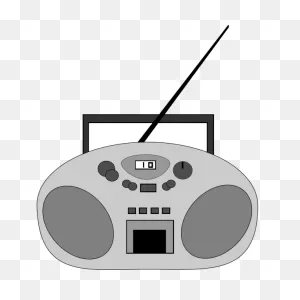 Radio Picture For Classroom / Therapy Use - Great Radio Clipart