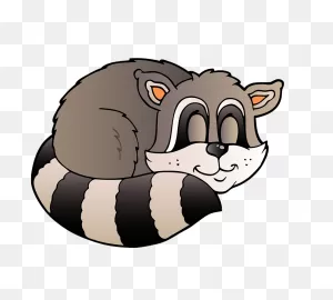 Raccoons Sleeping Animal - Free Image On ClipartFlare