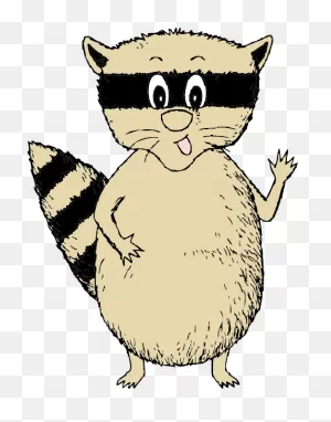 Waving Cartoon Racoon Clip Art At ClipartFlare ClipartFlare.com - Vector Clip Art ClipartFlare.com 