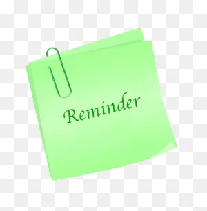 Reminder Notes - ClipartFlare - ClipartFlare - ClipartFlare