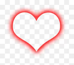 Old Shape Png - Red Heart Glow Png Clipart - Full Size Clipart ClipartFlare.com 