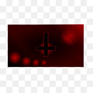 Red Glowing Inverted Cross Wallpaper | Free Svg