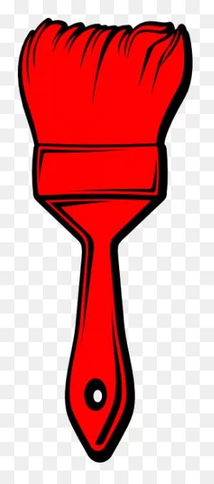 Download Brush Clipart Red - Red Paintbrush Png Image With No ClipartFlare.com 