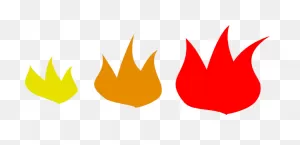 Sample Final Red Png - Red Flame Silhouette Clipart - Full Size ClipartFlare.com 